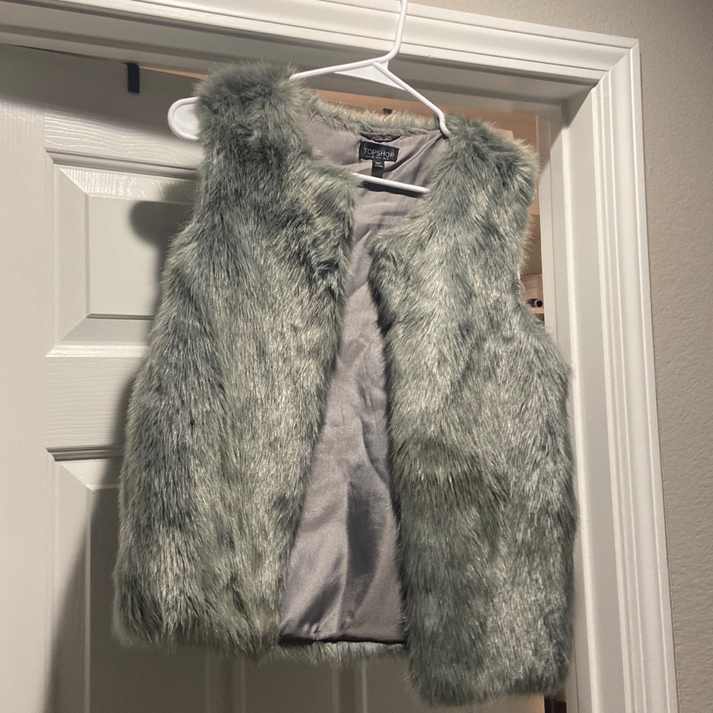 Gray vest